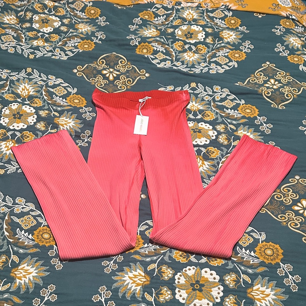 Cotton Citizen Scarlet Ribbed Pants
